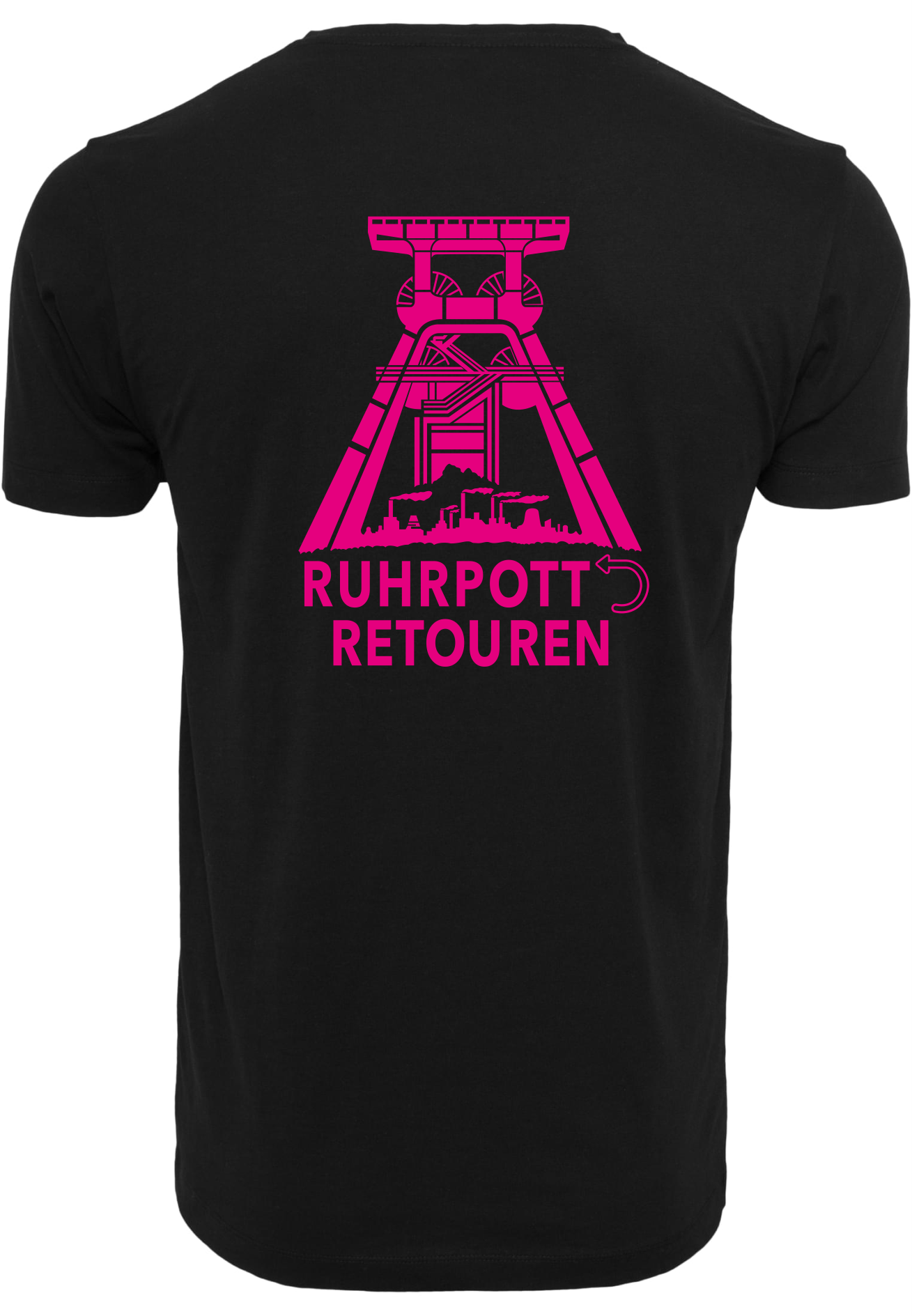 RuhrpottRetouren T-Shirt Round Neck Pink