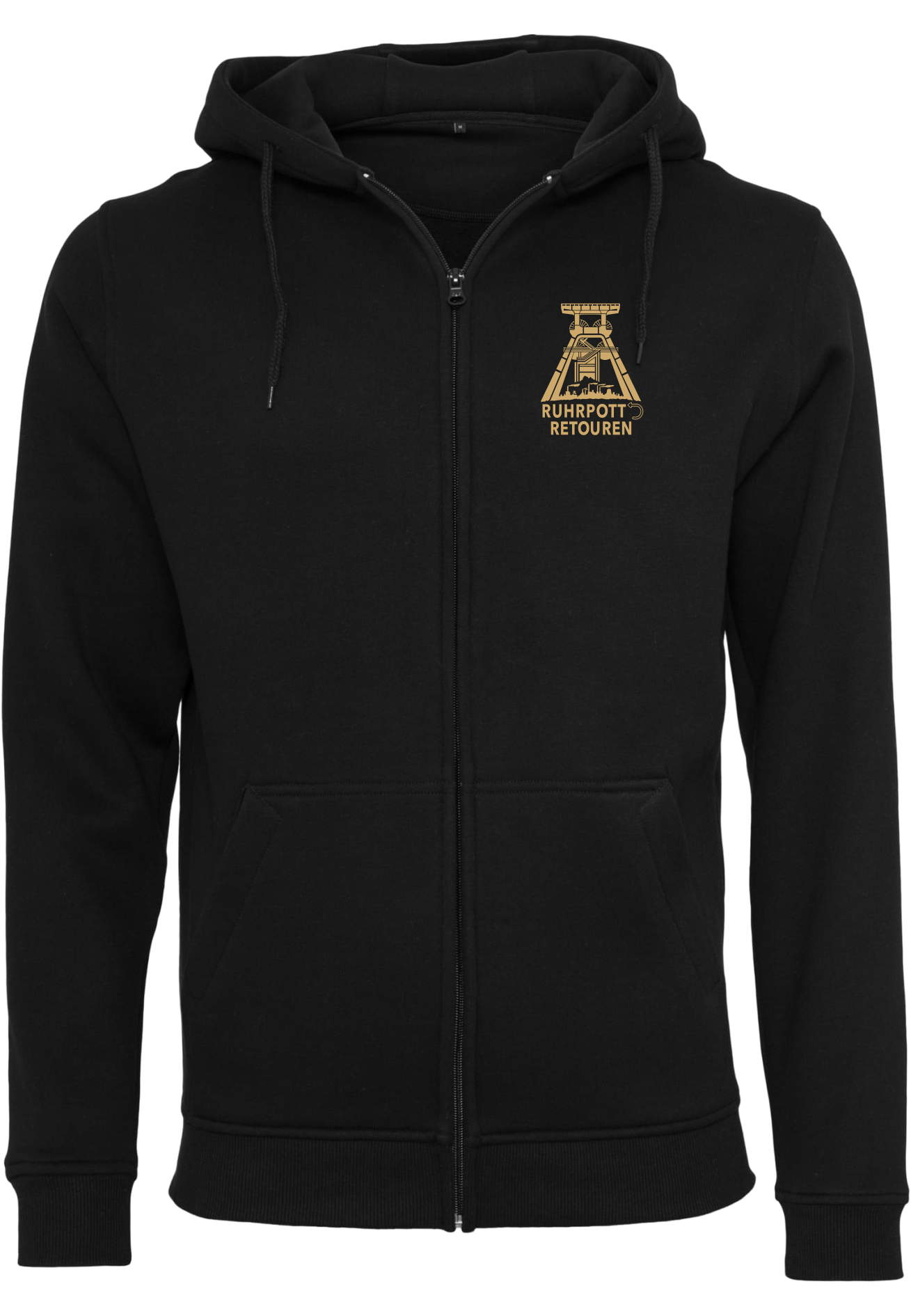 RuhrpottRetouren Zip Hoodie Unisex Gold