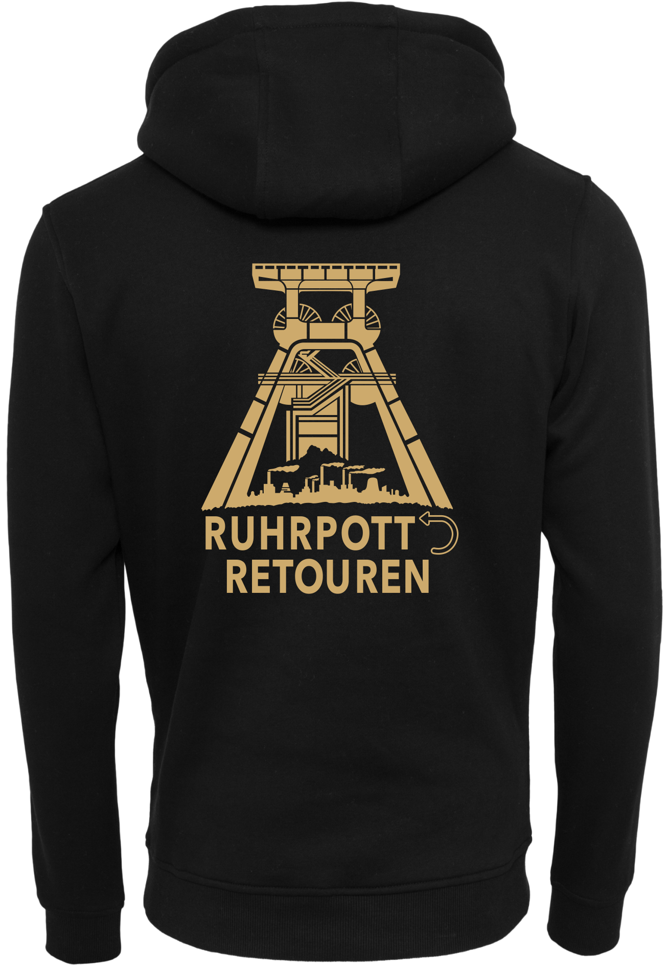 RuhrpottRetouren PREMIUM Hoodie Unisex Gold